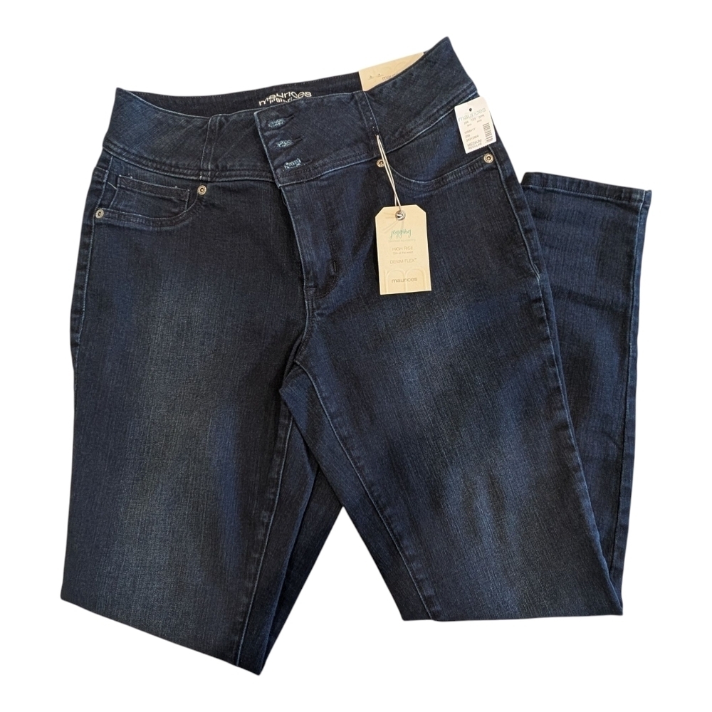 Dark Blue Women's Jeggins - Picture 3 of 8